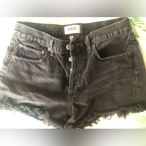 Agolde Parker shorts black